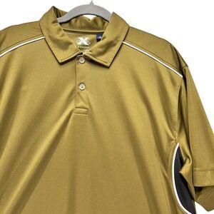 Callaway Golf Polo X Series Mens XXL Olive Gold Sporty Minimalist